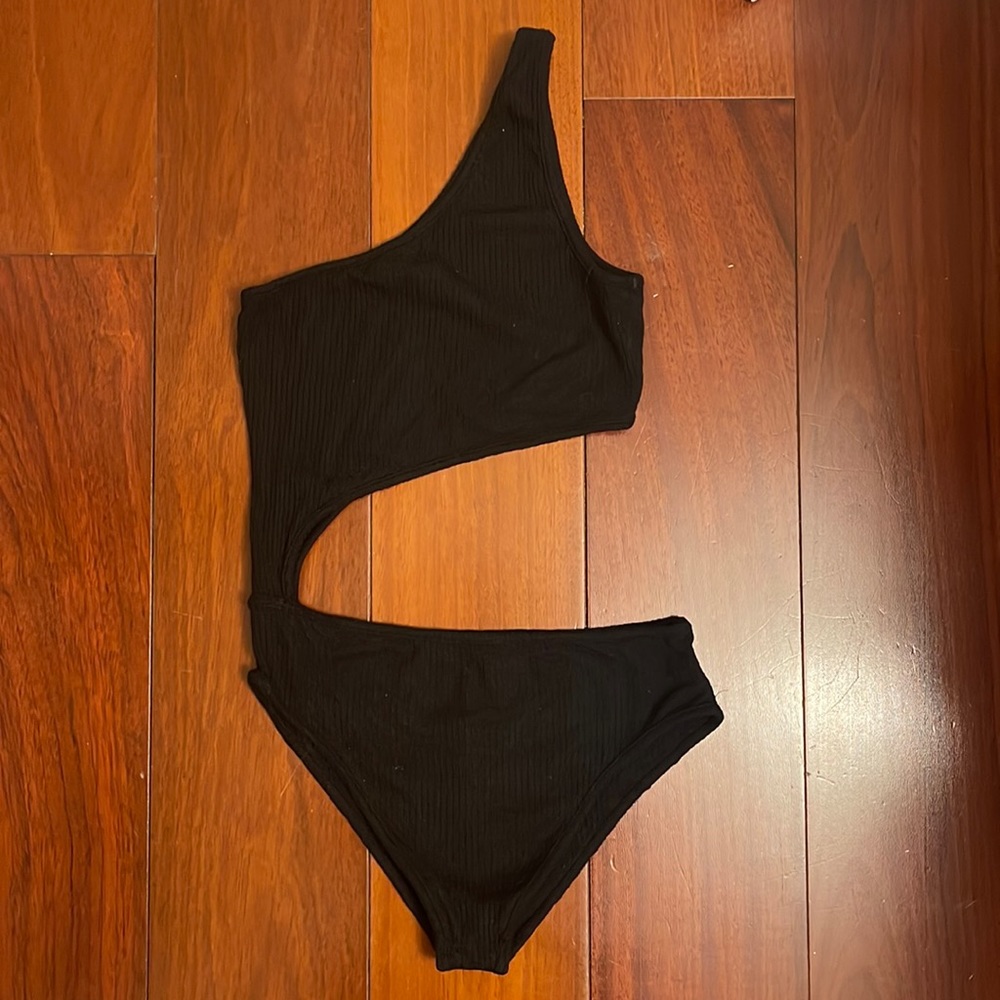 Emm and Sam Black Bodysuit from LF. Size XS